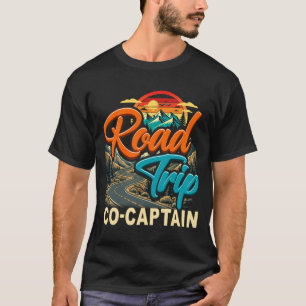 Camiseta Copitán de viaje en carretera familia viajera camp