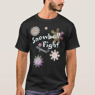 Camiseta Copo de nieve congelado "Pelea de bola de nieve" (