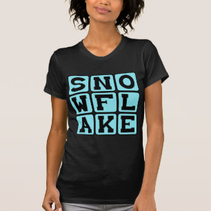 Camiseta Copo de nieve, copo de nieve único