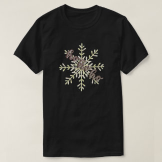 Camiseta Copo de Nieve de Navidad | Ho Ho Ho