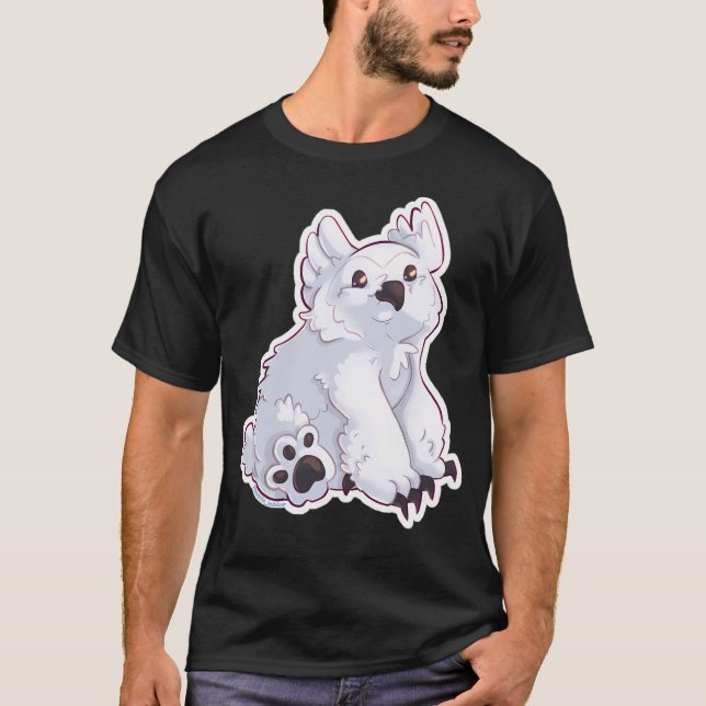 Camiseta Copo de oso de oso de nieve - Sentado (Anverso)