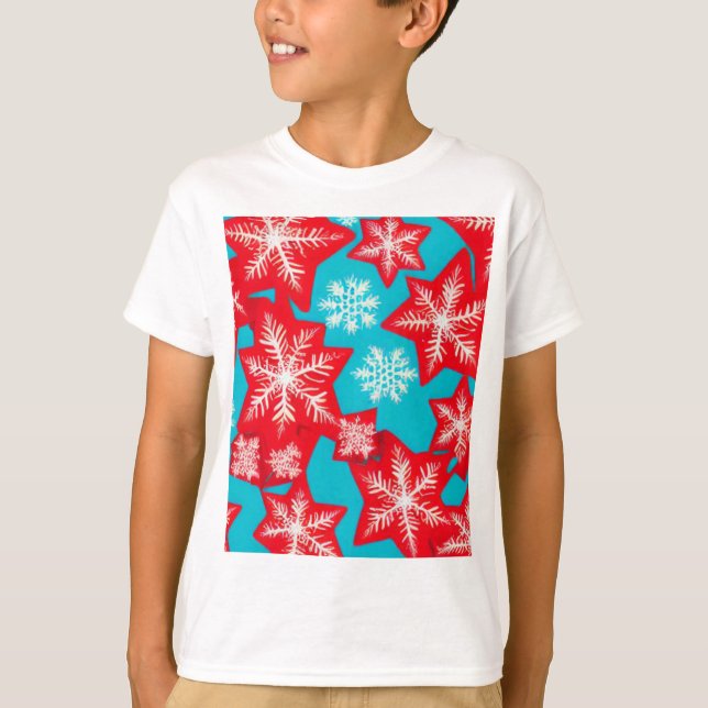 Camiseta Copos de nieve (Anverso)