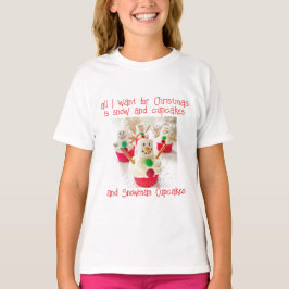 Camiseta Copos de nieve