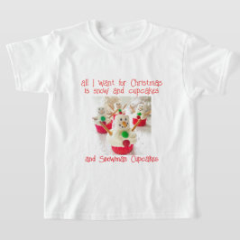 Camiseta Copos de nieve