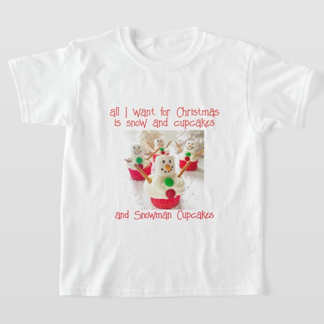 Camiseta Copos de nieve (Distribución)