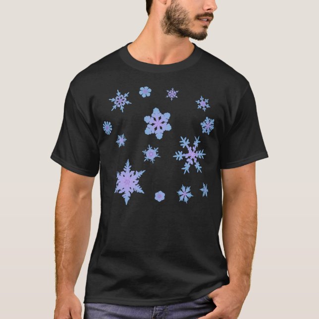 Camiseta Copos de nieve (Anverso)
