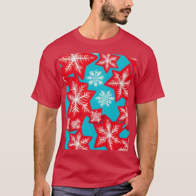 Camiseta Copos de nieve (Anverso)