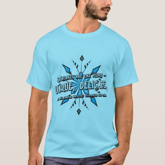 Camiseta Copos de nieve (Anverso)