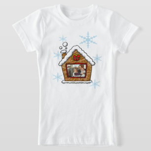 Camiseta Copos de Nieve de Casa de Pan de Jengibre Personal