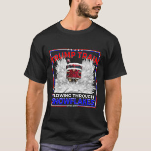 Camiseta ¡Copos de nieve para el presidente Trump! Tren Tru