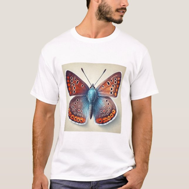 Camiseta Copper Butterfly 160724IREF231 - Watercolor (Anverso)