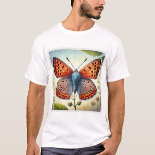 Camiseta Copper Butterfly Lycaena phlaeas 010824IREF201 - W