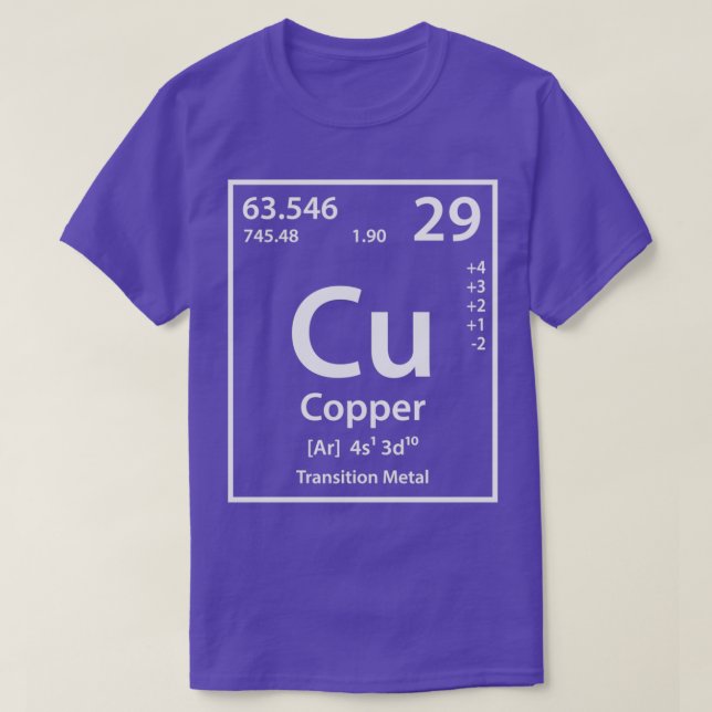 Camiseta Copper Element  (Diseño del anverso)