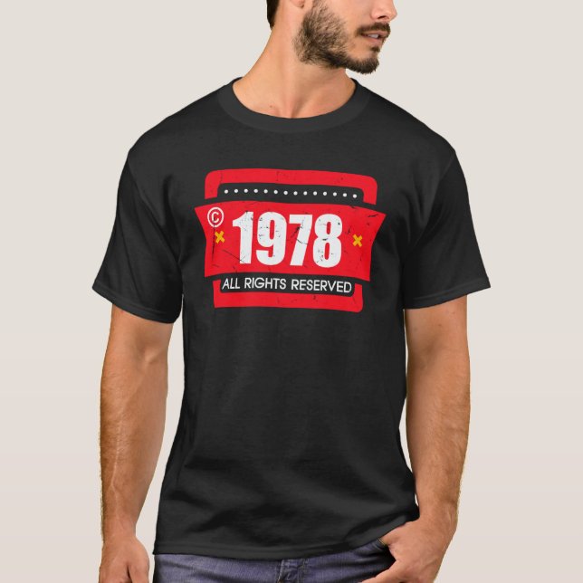 Camiseta Copyright 1978 All Rights Reserve (Anverso)