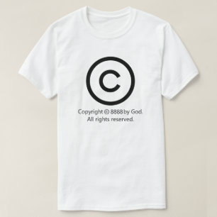 Camiseta Copyright Todos los derechos reservados T-Shirt