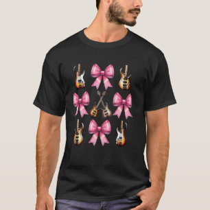Camiseta Coqueta Bajista de Cuerdas Bajista Guitarrista Gui
