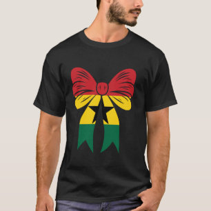 Camiseta Coqueta chica de Ghana lazo lindo delicado listón