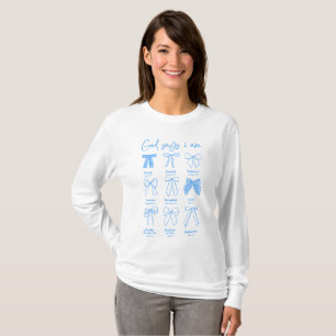 Camiseta Coqueta Cristiana Dios Dice Soy
