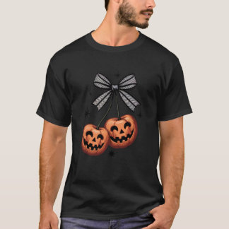 Camiseta Coqueta de Cereza Cerezas Espeluznantes Arco Clási
