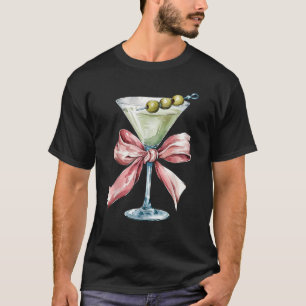 Camiseta Coqueta de corte con estética Martini Coquette
