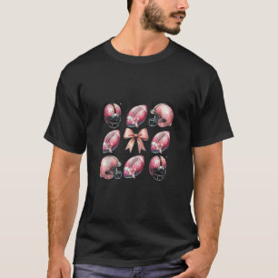 Camiseta Coqueta de fútbol rosada arco estética mujeres Gi