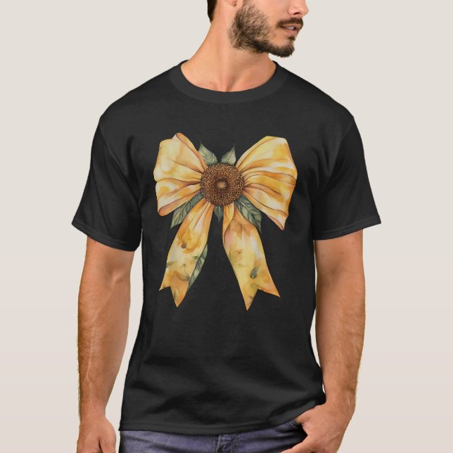 Camiseta Coqueta De Giro Amarillo Flor De Flor Silvestre Wo (Anverso)