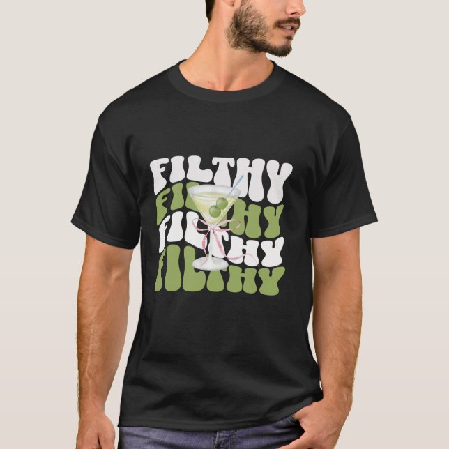 Camiseta Coqueta de martini con martini coquette (Anverso)