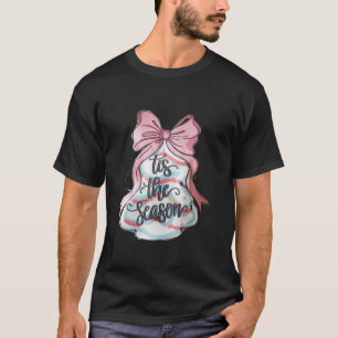 Camiseta Coqueta de pastel de árbol de navidad dobla Navida