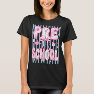 Camiseta Coqueta de preescolar primer día de escuela 1er dí