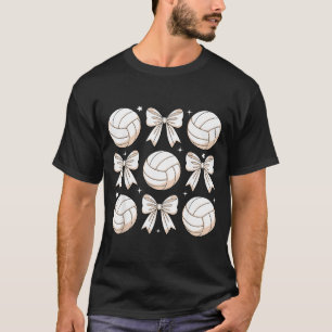 Camiseta Coqueta de voleibol lazo hermana mama de voleibol 