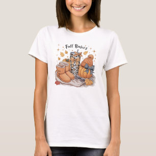Camiseta Coqueta del Otoño Retro