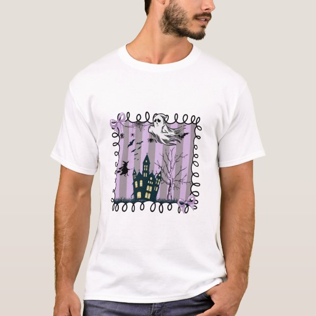 Camiseta Coqueta Iridescente Halloween (Anverso)