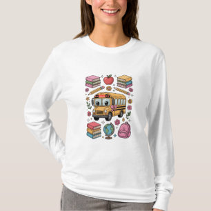 Camiseta Coqueta Maestra de Vuelta al Colegio Jardín de Inf