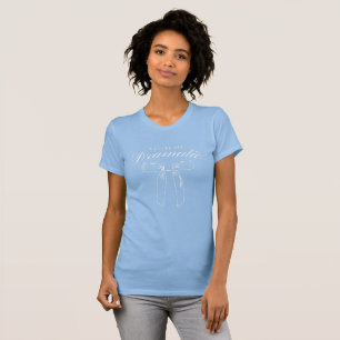Camiseta Coqueta Mínima Un Poco Dramática con Lazo