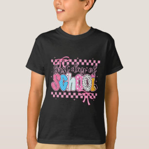 Camiseta Coqueta Primer Día De Colegio Preppy Regreso A Cla