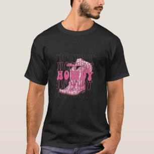 Camiseta Coqueta rosa dulce dobla estética occidental de va