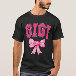 Camiseta Coqueta rosa Gigi dobla a la familia del Día de la