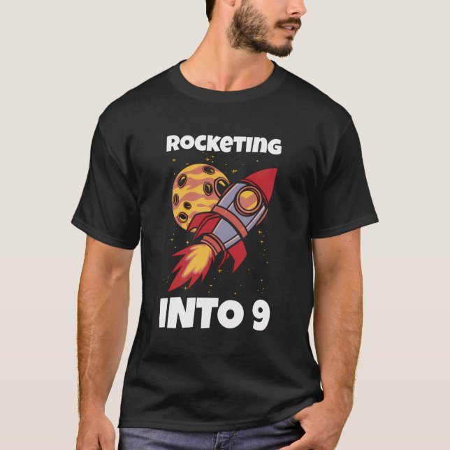 Camiseta Coqueteo En 9 Astronautas De La Luna Niño Noveno C (Anverso)