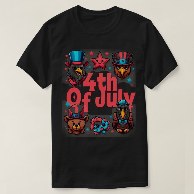 Camiseta Coquette 4 de Julio Bandera Americana Estados Unid (Diseño del anverso)
