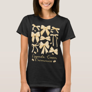 Camiseta Coquette Amber Bow Apéndice Cáncer