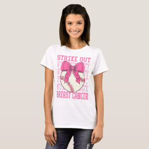 Camiseta Coquette Baseball previene el cáncer de mama