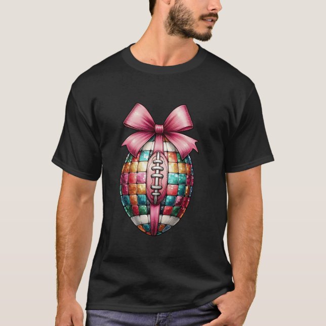 Camiseta Coquette Bow American Football Disco Checkered Pat (Anverso)