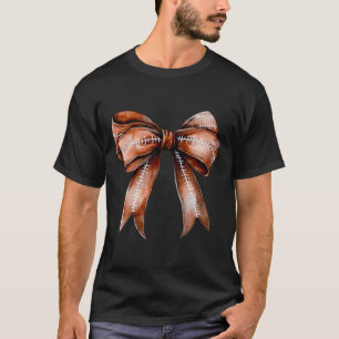 Camiseta Coquette Bow American Footll Thankding Ototumn G