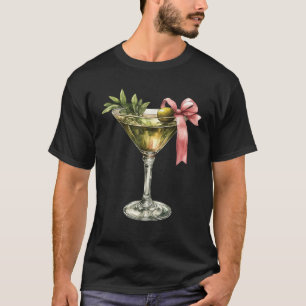 Camiseta Coquette Bow con Martini Coquette Estética
