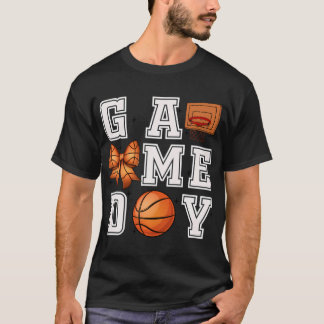 Camiseta Coquette Bow Cute Gameday Cheer Mom Spo