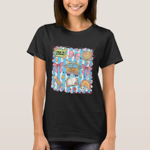 Camiseta Coquette Bow Cute School Bus Girly Student De Vuel