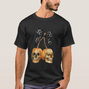 Camiseta Coquette Bow Funny Calabaza Calavera Sombrío Hal d