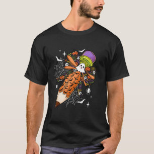 Camiseta Coquette Bow Lápiz de profesor fantasma época de f