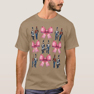 Camiseta Coquette Bow Marching Band Musician Girl girl
