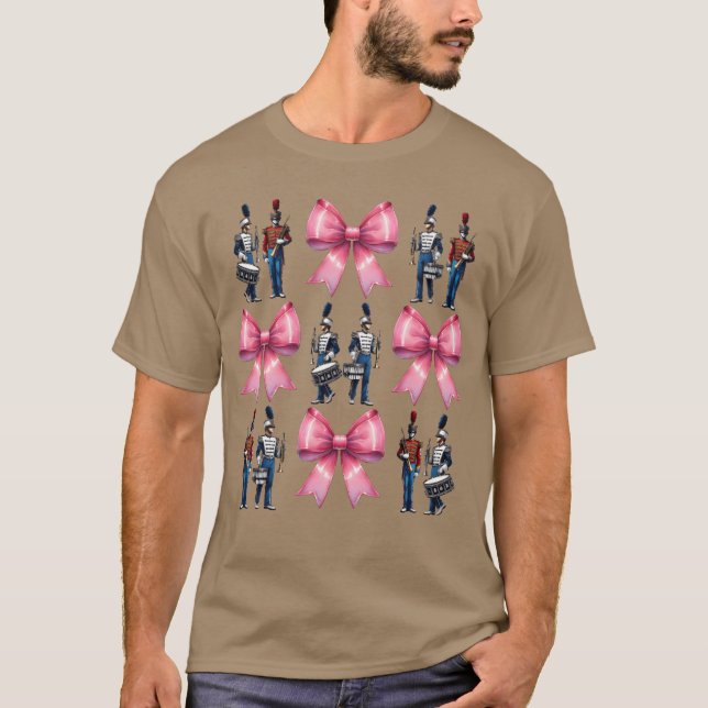 Camiseta Coquette Bow Marching Band Musician Girl girl (Anverso)